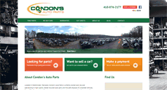 Desktop Screenshot of condonsautoparts.com